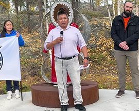 Wilbert Cook, Dene Nation Advisor & Executive Director of Arctic Indigenous Wellness Camp